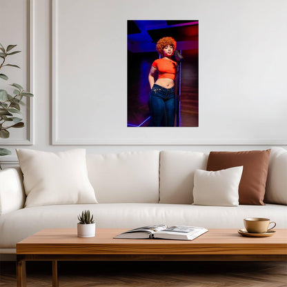 Ice Spice Live | Stage Performance | Music Poster - Music Poster