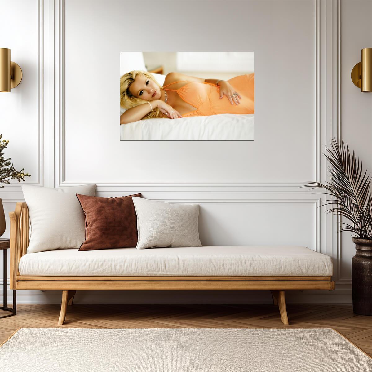 Britney Spears Classic 2000s Photoshoot | Pop Music Icon Poster | Celebrity Wall Art - Music Poster