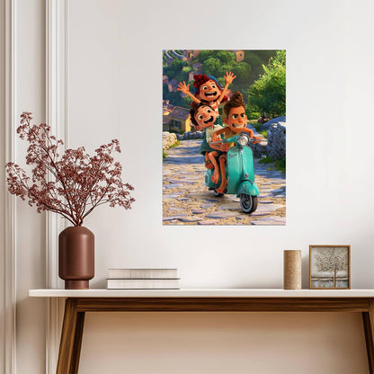 Luca Poster | Animation Art Print - Movies & TV Poster