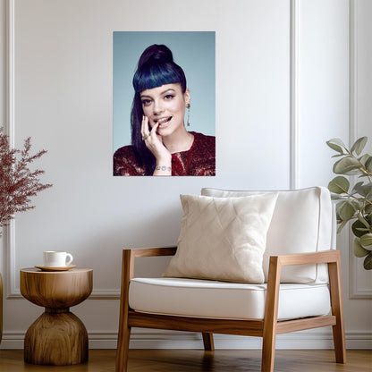 Lily Allen Print | Pop Music Poster - Music Poster