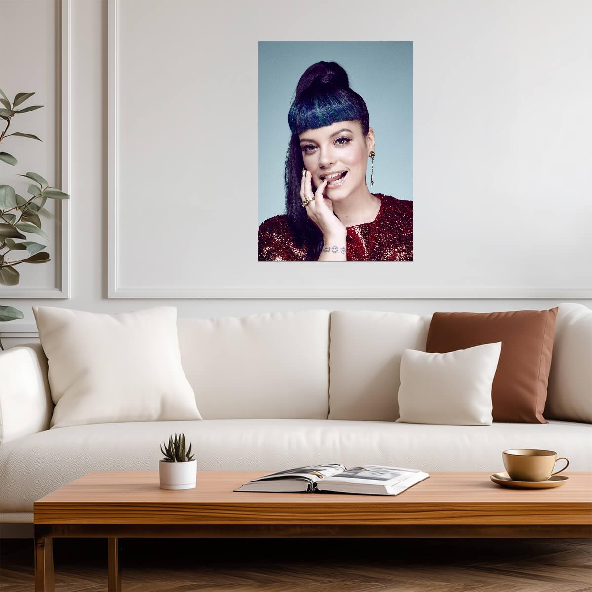 Lily Allen Print | Pop Music Poster - Music Poster
