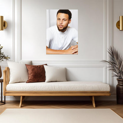 Stephen Curry Golden State Warriors | Basketball Poster | Sports Legend Portrait - Sports Poster