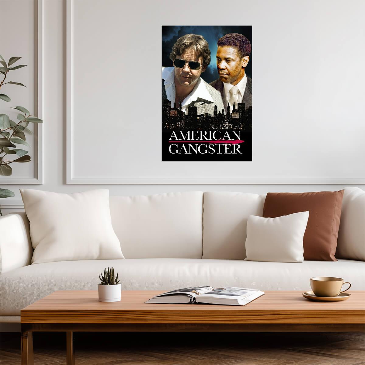 American Gangster | Mob Movie Art | Cinema Poster - Movies & TV Poster
