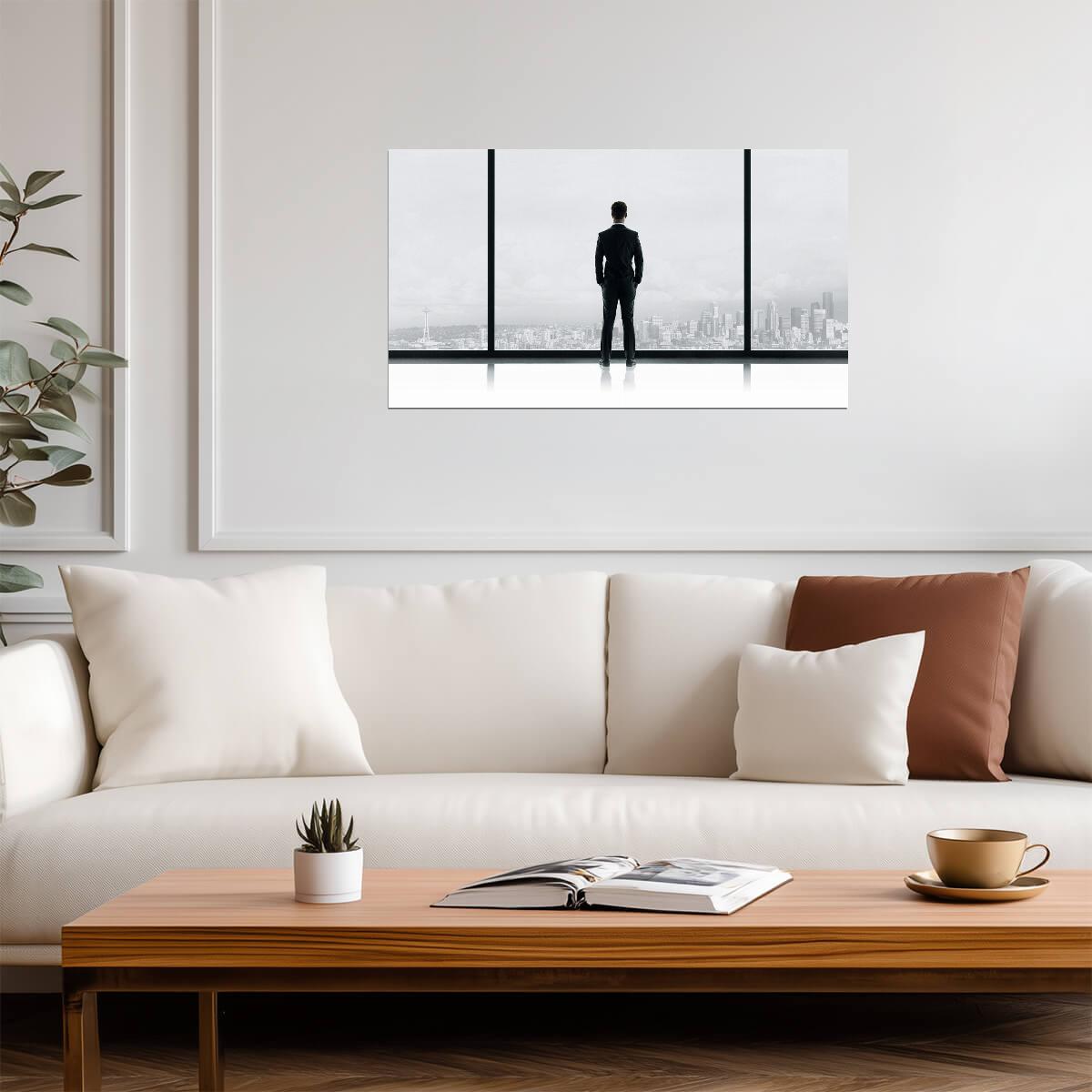 Fifty Shades Of Grey | Black and White Art | Cinema Poster - Movies & TV Poster