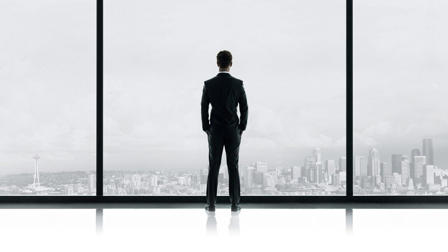 Fifty Shades Of Grey | Black and White Art | Cinema Poster - Movies & TV Poster