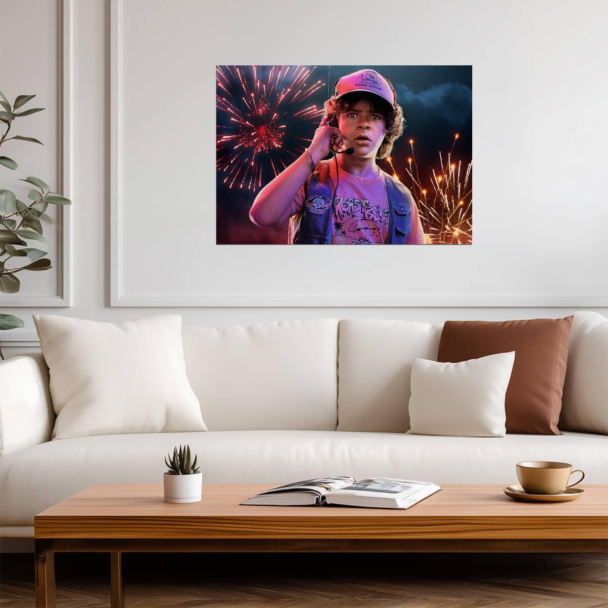 Stranger Things Dustin Henderson Season 3 | Character Poster | Sci-Fi TV Show Art - Movies & TV Poster