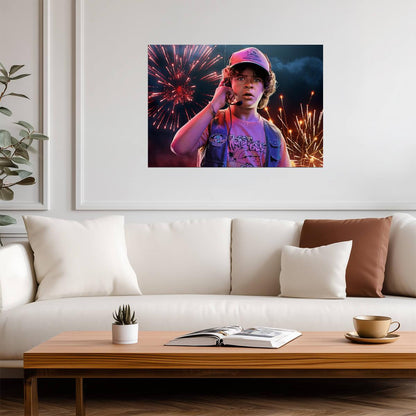 Stranger Things Dustin Henderson Season 3 | Character Poster | Sci-Fi TV Show Art - Movies & TV Poster