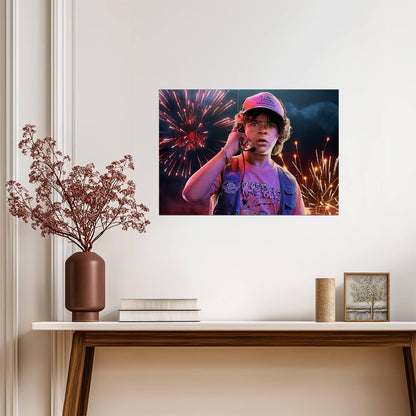 Stranger Things Dustin Henderson Season 3 | Character Poster | Sci-Fi TV Show Art - Movies & TV Poster