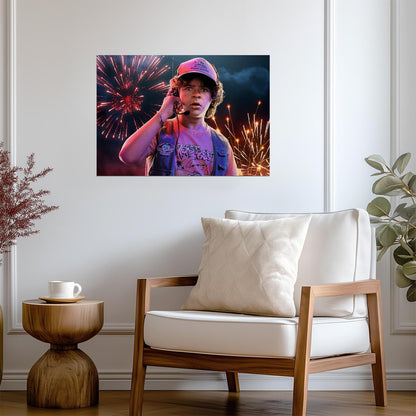 Stranger Things Dustin Henderson Season 3 | Character Poster | Sci-Fi TV Show Art - Movies & TV Poster
