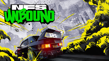 Need For Speed Unbound Mercedes 190E | ASAP Rocky Style Poster | Cel-Shaded Racing Game Art - Video Games Poster