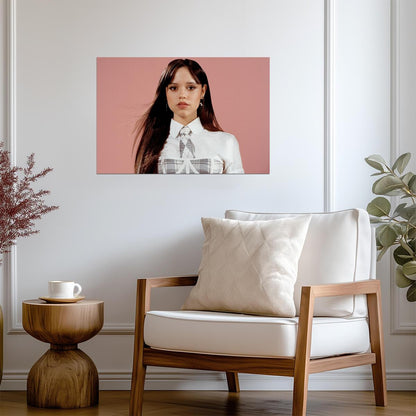 Jenna Ortega | Close Up Photo | Art Poster - Celebrities Poster