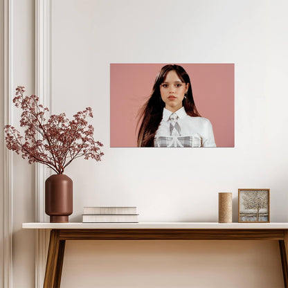 Jenna Ortega | Close Up Photo | Art Poster - Celebrities Poster