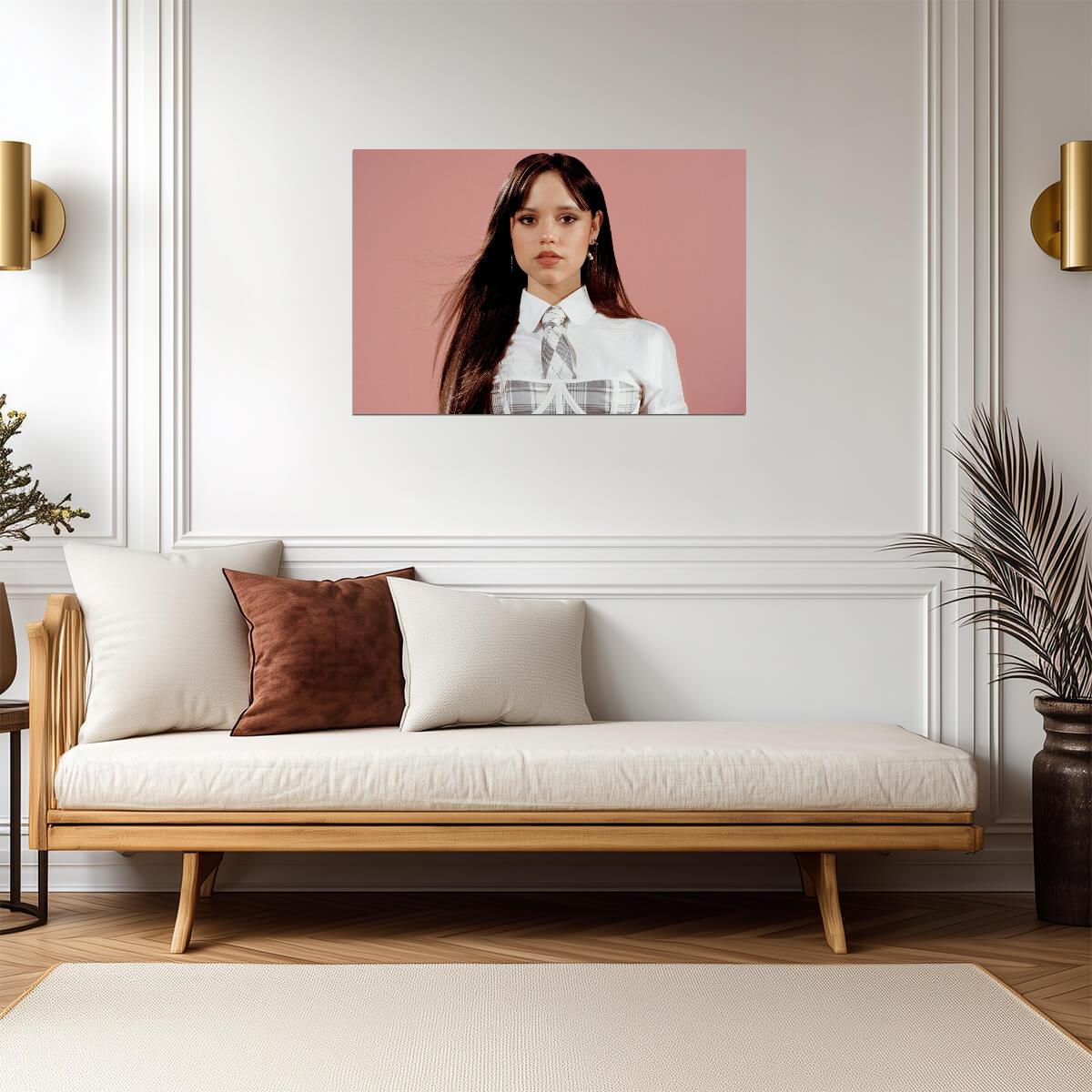 Jenna Ortega | Close Up Photo | Art Poster - Celebrities Poster