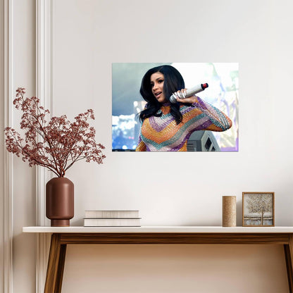 Cardi B Live | Concert Performance | Music Poster - Music Poster
