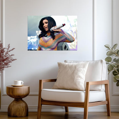 Cardi B Live | Concert Performance | Music Poster - Music Poster