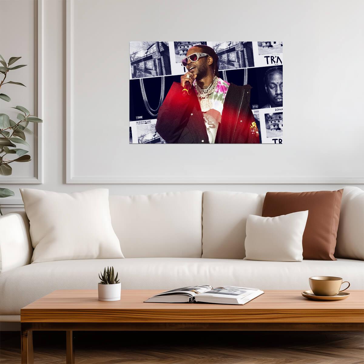 2 Chainz On Stage | Hip Hop Poster | Southern Rap Legend - Music Poster