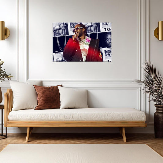 2 Chainz On Stage | Hip Hop Poster | Southern Rap Legend - Music Poster