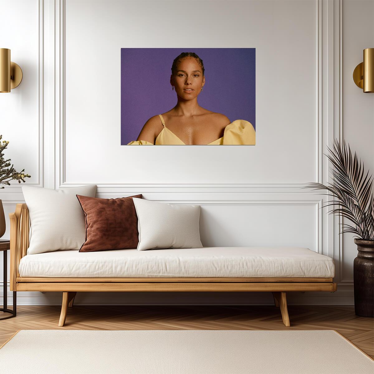 Alicia Keys | Female Vocalist Art | R&B Poster - Music Poster