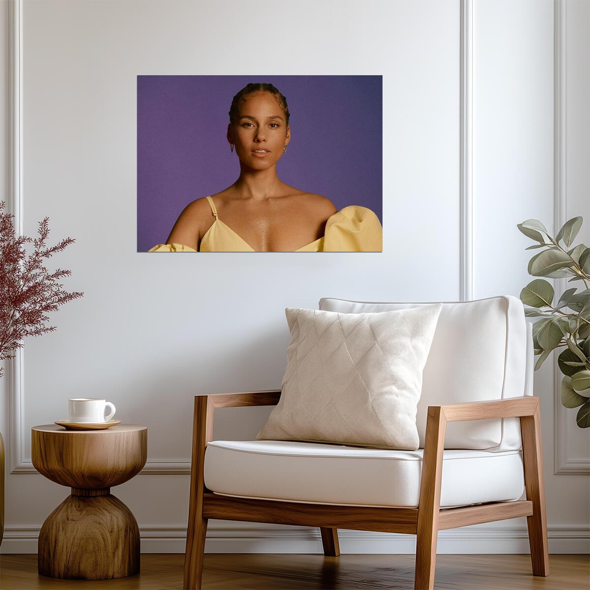 Alicia Keys | Female Vocalist Art | R&B Poster - Music Poster