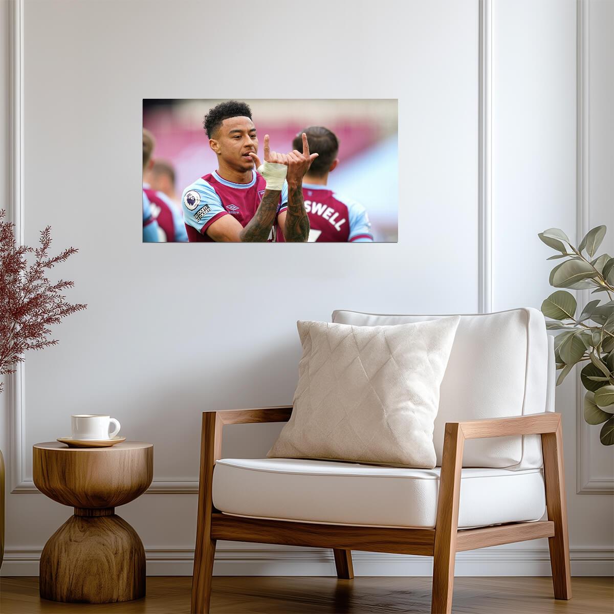 Jesse Lingard West Ham United | JLingz Celebration Soccer Poster | Premier League Action Photo - Sports Poster