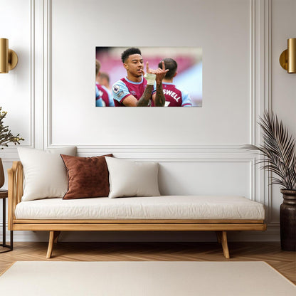 Jesse Lingard West Ham United | JLingz Celebration Soccer Poster | Premier League Action Photo - Sports Poster