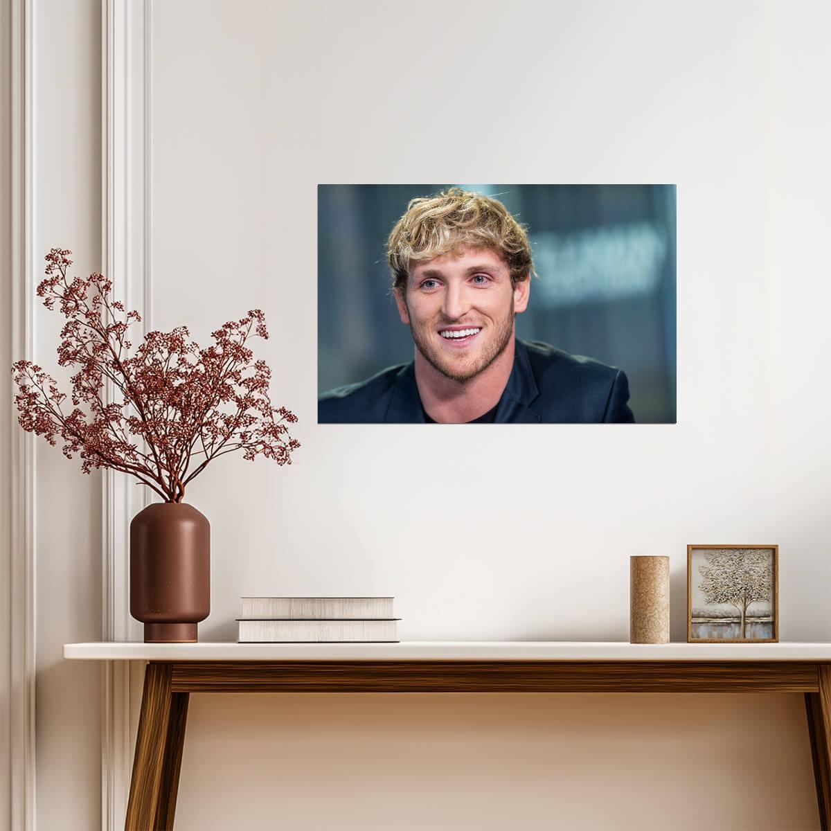 Logan Paul Professional Wrestler | Combat Sports Photo Poster | WWE Superstar Wall Art - Sports Poster
