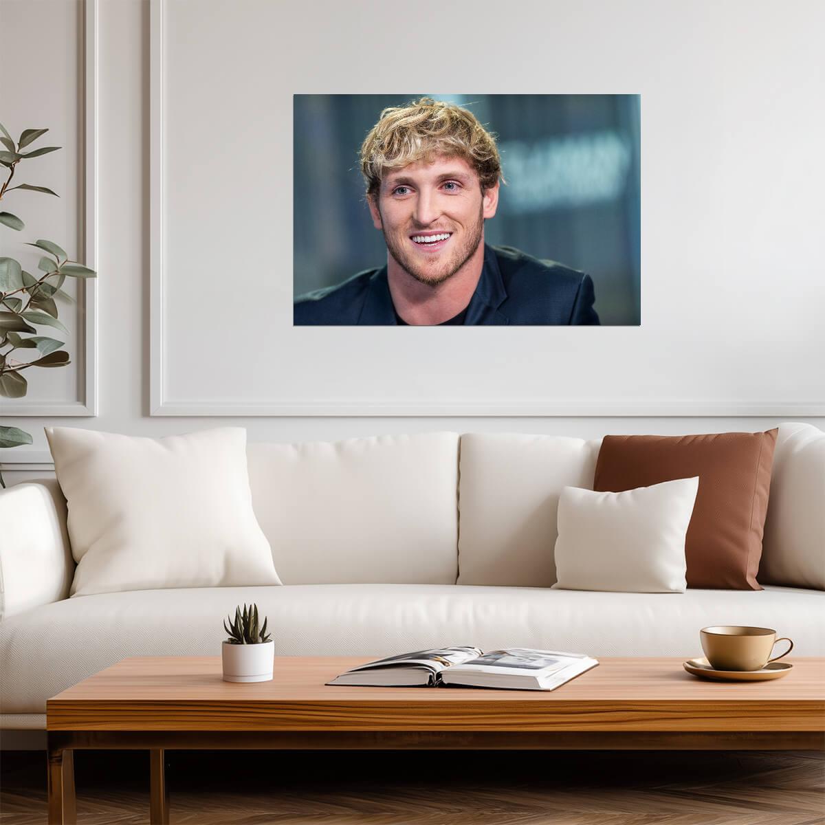 Logan Paul Professional Wrestler | Combat Sports Photo Poster | WWE Superstar Wall Art - Sports Poster