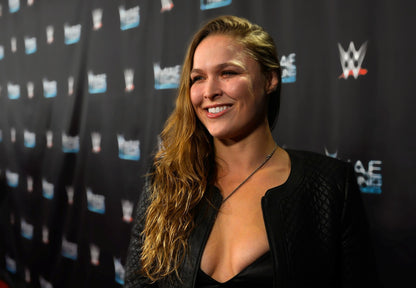 Ronda Rousey Red Carpet Portrait | Celebrity Poster | MMA Star Wall Art - Celebrities Poster