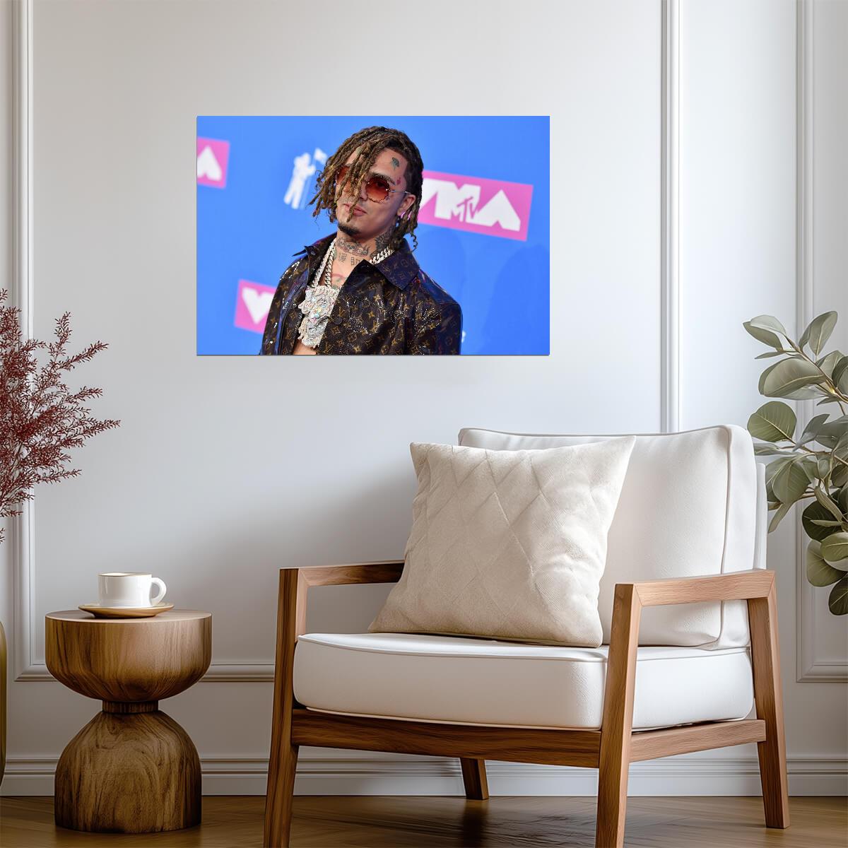 Lil Pump Print | Rapper Poster - Music Poster