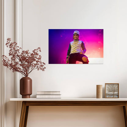 Lil Pump Poster | Live Concert Rap Print - Music Poster