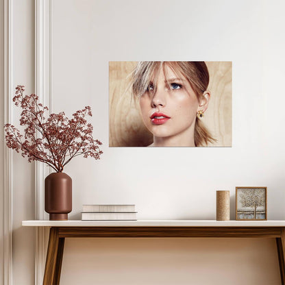 Taylor Swift Bee Earring Close Up | Celebrity Photoshoot Poster | Music Star Portrait - Music Poster