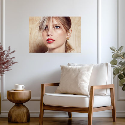 Taylor Swift Bee Earring Close Up | Celebrity Photoshoot Poster | Music Star Portrait - Music Poster