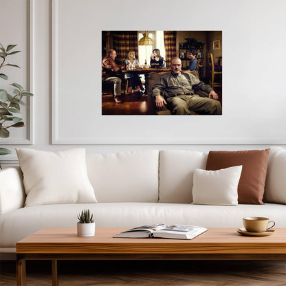 Breaking Bad Walter White Family Scene | TV Show Poster | Crime Drama Wall Art - Movies & TV Poster