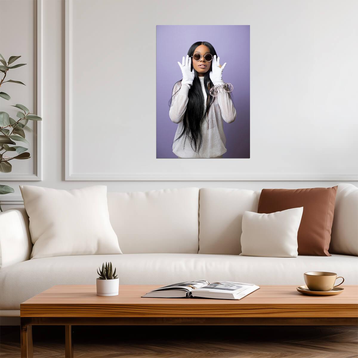 Azealia Banks | Fashion Style Print | Rapper Poster - Music Poster