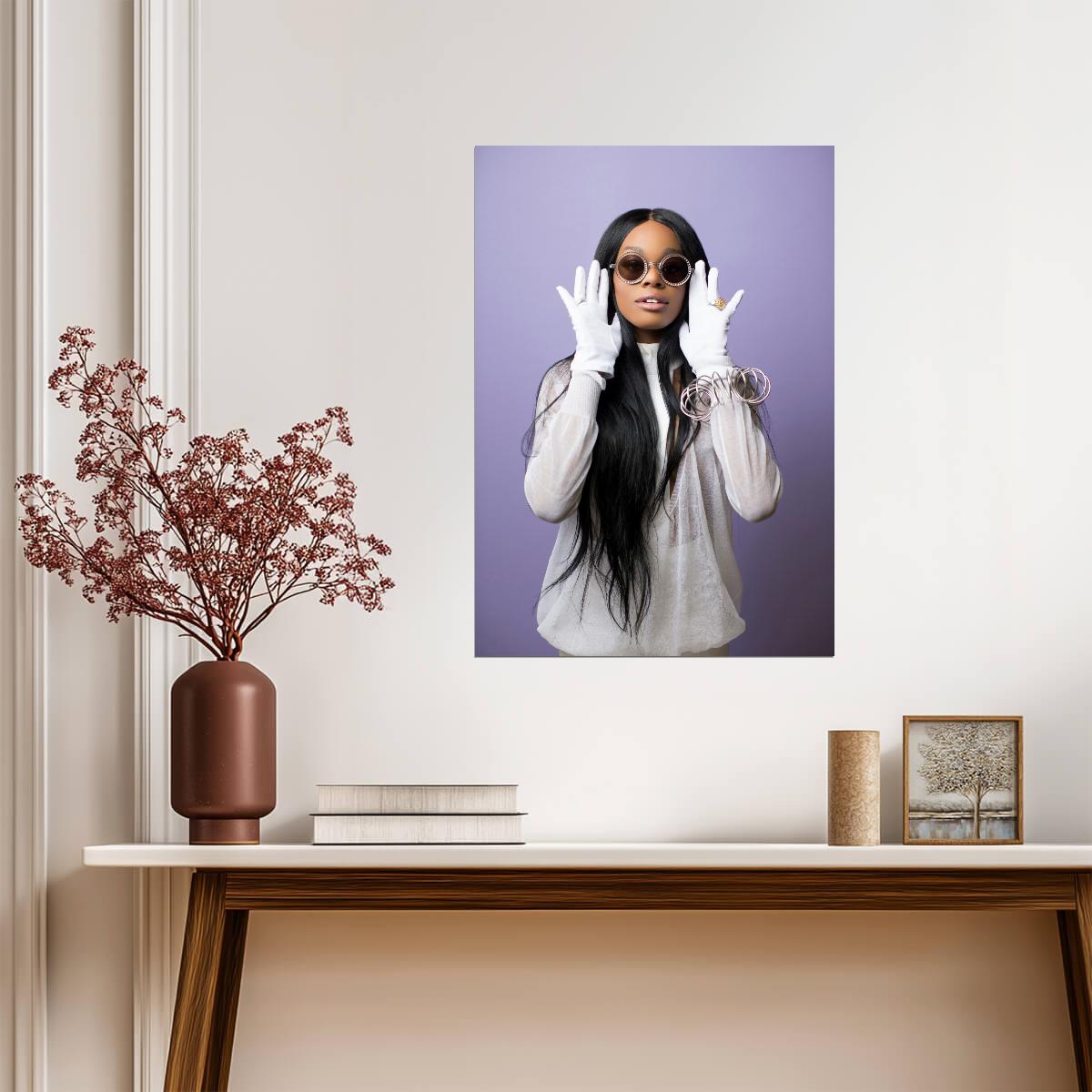 Azealia Banks | Fashion Style Print | Rapper Poster - Music Poster