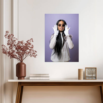 Azealia Banks | Fashion Style Print | Rapper Poster - Music Poster