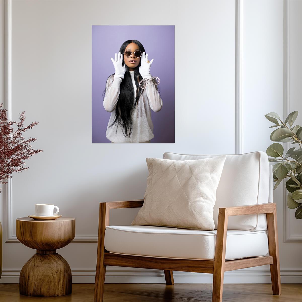 Azealia Banks | Fashion Style Print | Rapper Poster - Music Poster