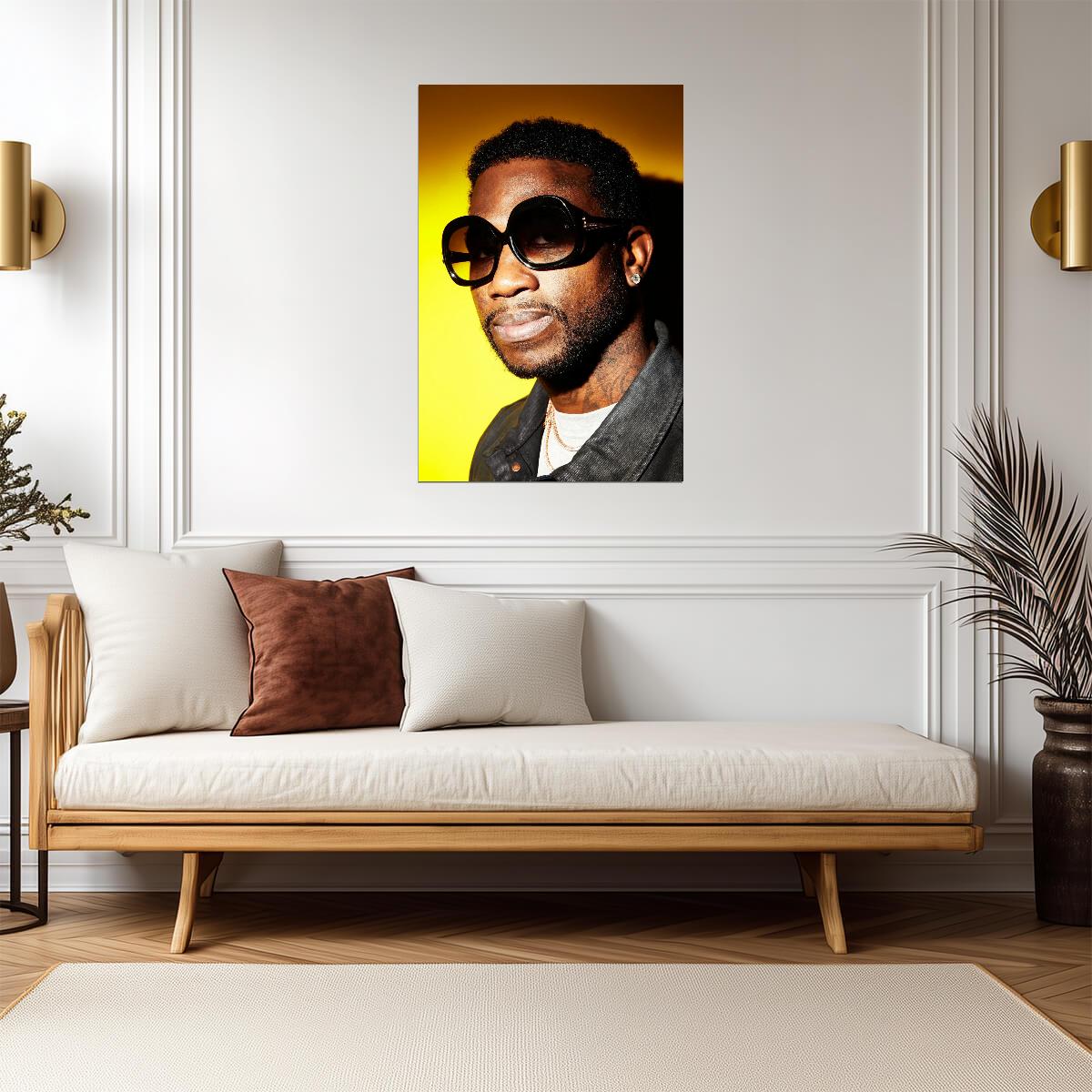 Gucci Mane | Warm Tone Print | Rapper Poster - Music Poster