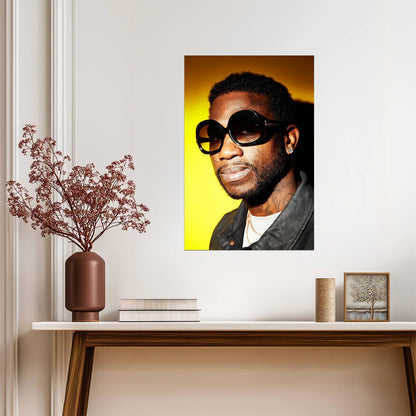 Gucci Mane | Warm Tone Print | Rapper Poster - Music Poster
