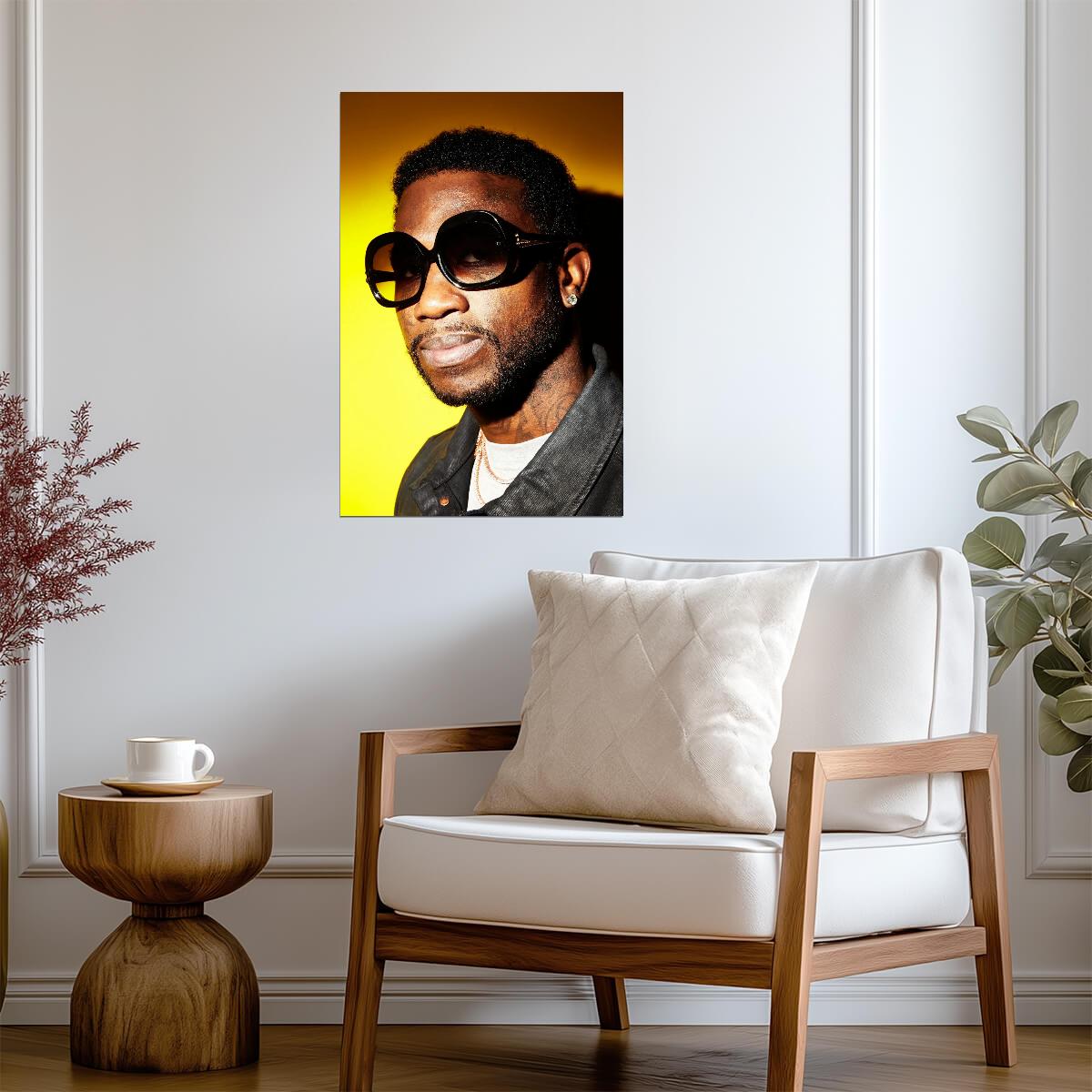 Gucci Mane | Warm Tone Print | Rapper Poster - Music Poster
