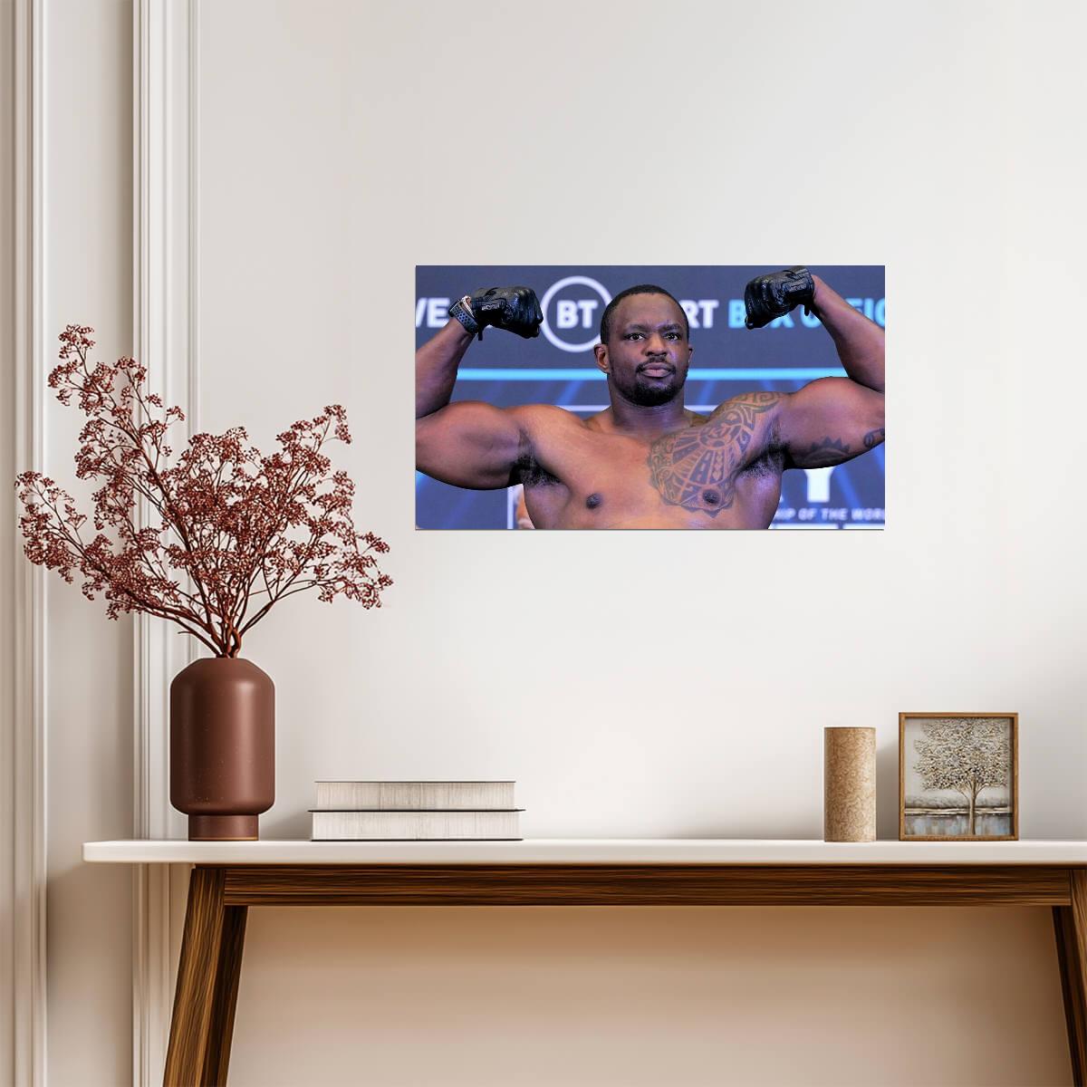 Dillian Whyte | Boxer Portrait | Combat Sports Poster - Sports Poster