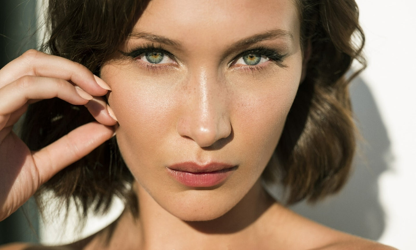 Bella Hadid Close-Up Portrait | Fashion Model Poster | Modern Beauty Photography - Celebrities Poster