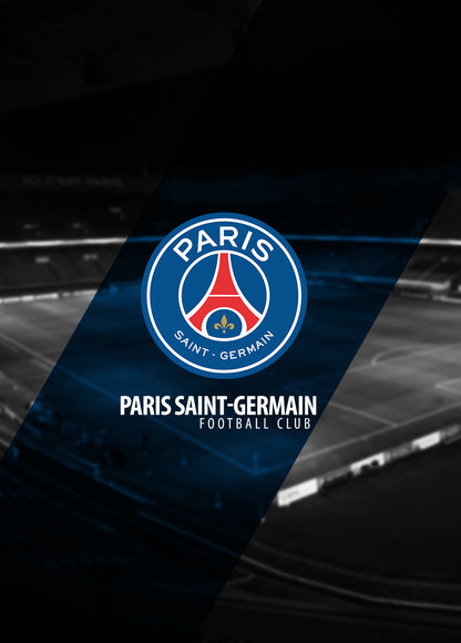Paris Saint-Germain PSG Club Crest | Soccer Team Poster | Ligue 1 Football Fan Gift - Sports Poster
