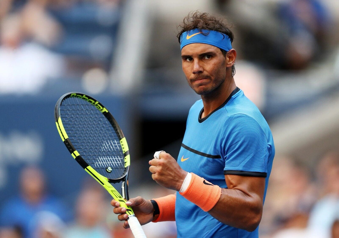 Rafael Nadal In Action | Tennis Legend Poster | Sports Photography Wall Art - Sports Poster