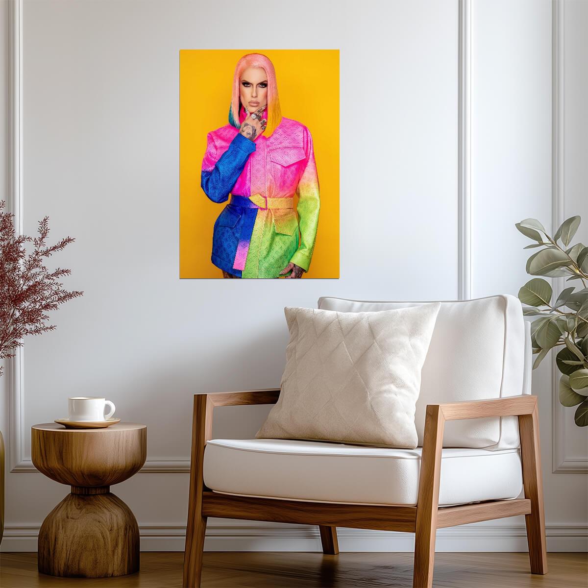 Jeffree Star | Vibrant Portrait | Influencer Poster - Celebrities Poster