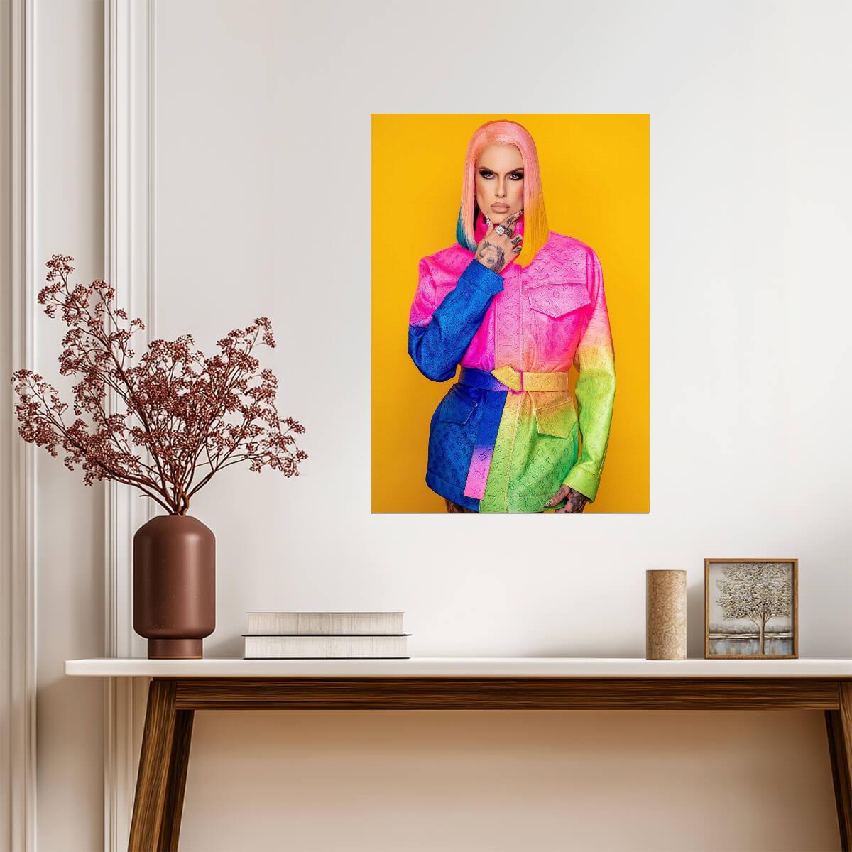 Jeffree Star | Vibrant Portrait | Influencer Poster - Celebrities Poster