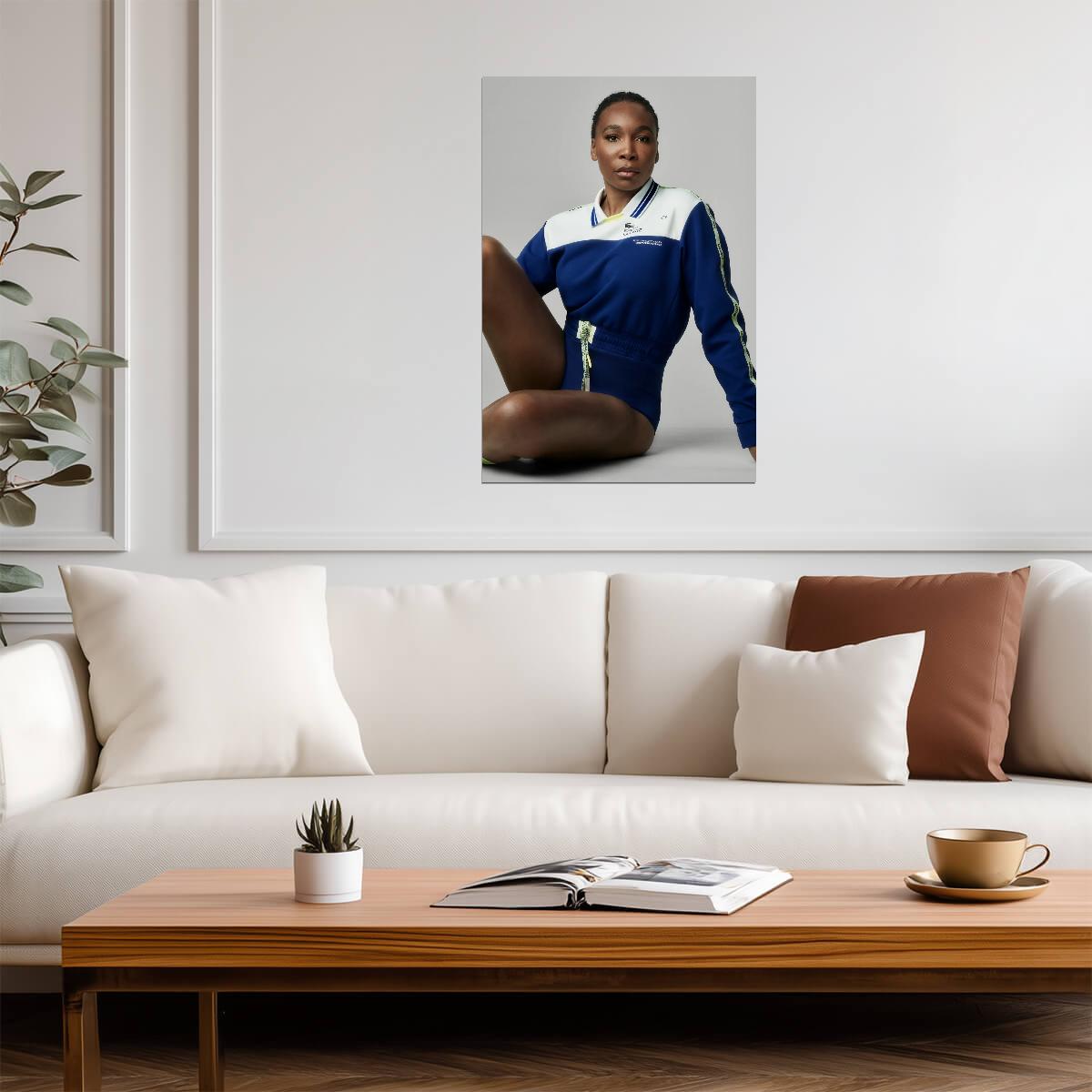 Venus Williams Tennis Legend | Professional Studio Portrait | Sports Photography Poster - Sports Poster