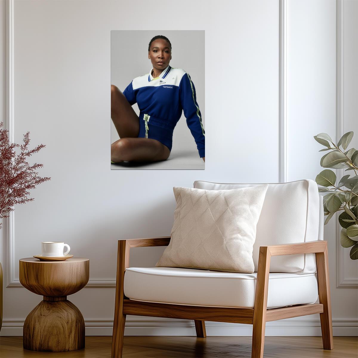Venus Williams Tennis Legend | Professional Studio Portrait | Sports Photography Poster - Sports Poster
