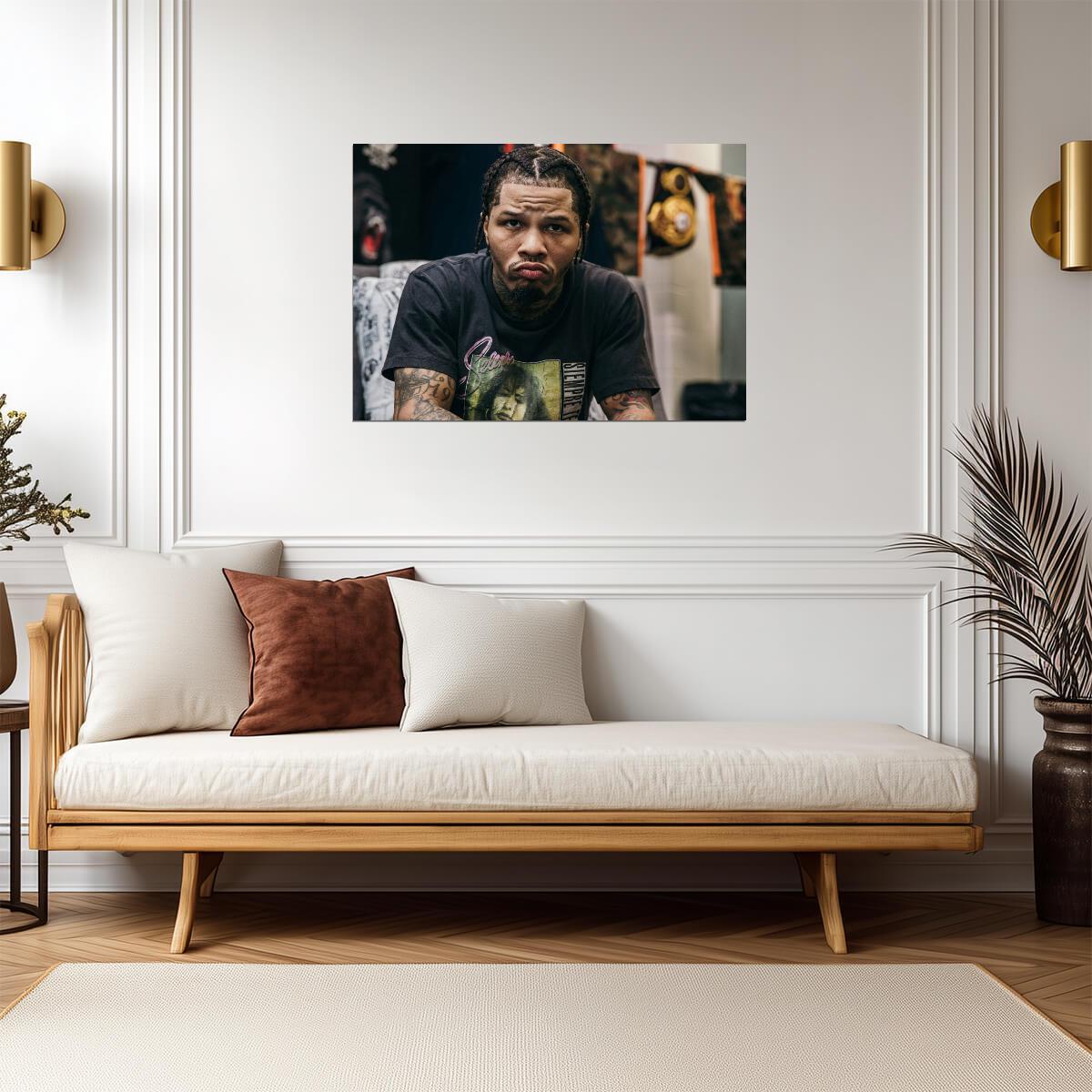 Gervonta Tank Davis | Boxing Champion Poster | Combat Sports Legend Art - Sports Poster