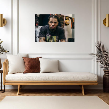 Gervonta Tank Davis | Boxing Champion Poster | Combat Sports Legend Art - Sports Poster